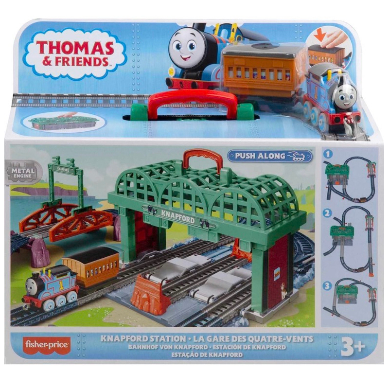 Fisher-Price Thomas & Friends Knapford Station Train Set Track with 2 ...