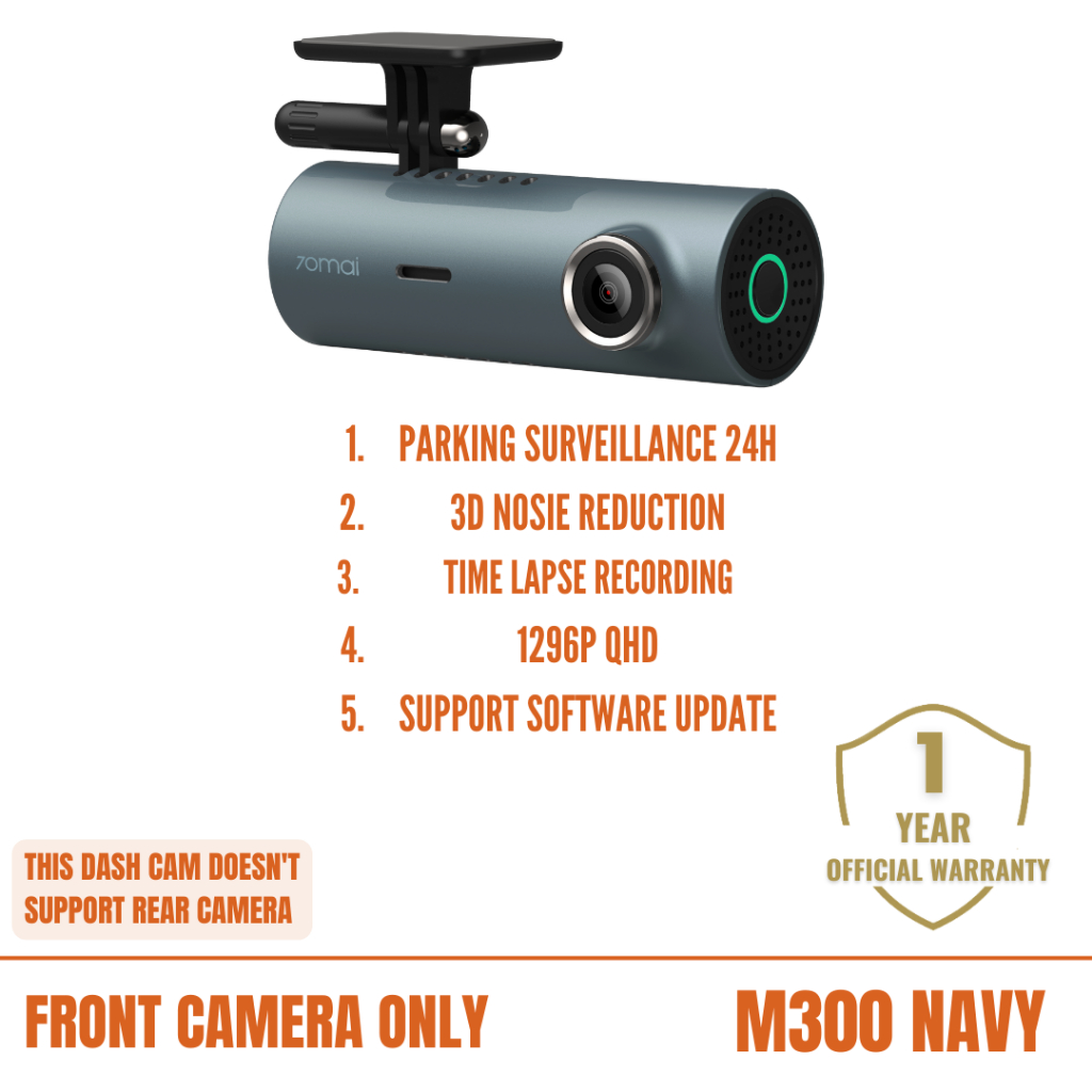 Xiaomi 70mai Smart Dash Cam A200 1S M300 Car Cam Night Vision Car ...