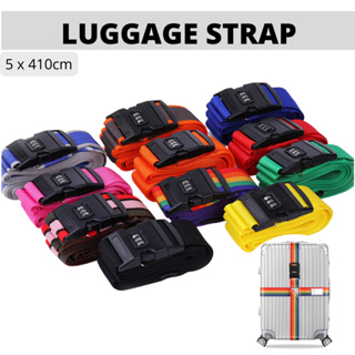 Luggage Straps Suitcase Belts with Buckle Label, 2Mx5cm Adjustable