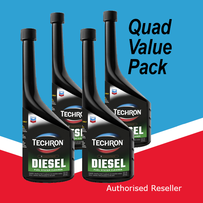 Caltex Techron® Diesel Concentrate (4 Bottles x 473ml) Complete Fuel