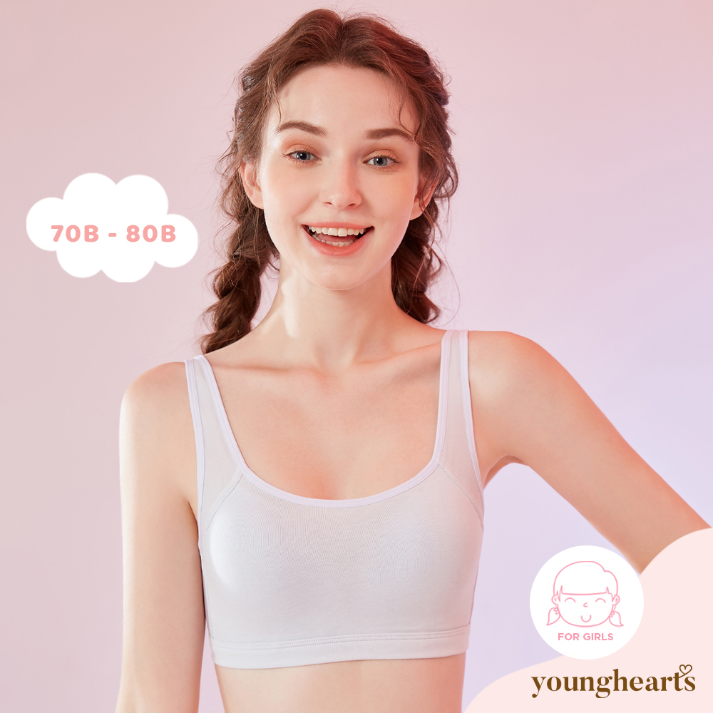 Young Hearts Junior Young Sports Front Vest with back hook Junior Bra  Y02-20066