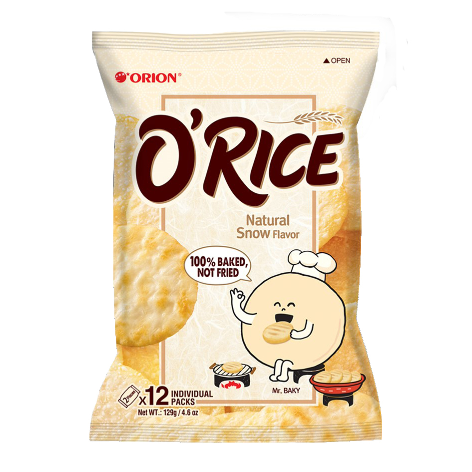 Any 2 Orion O'Rice Crackers Natural Snow / Seaweed Rice Cracker Korea