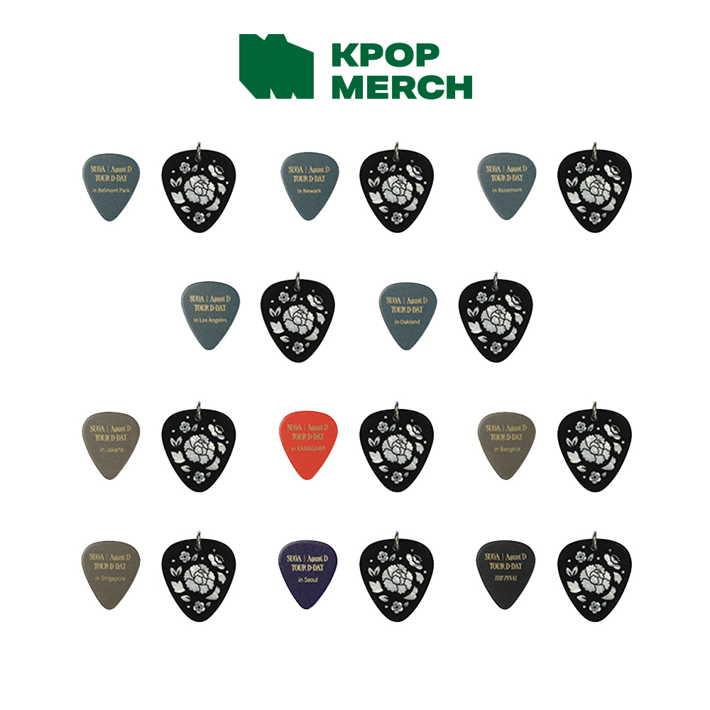 BTS SUGA D-DAY ギターピック セット まとめ売り BTS SUGA - Agust D D-Day Tour The Final MD [ Guitar Pick Set
