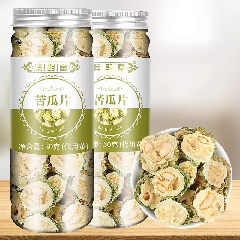 Dried Bitter Gourd Slice 苦瓜干 苦瓜茶 50g 100g Detoxification and clearing