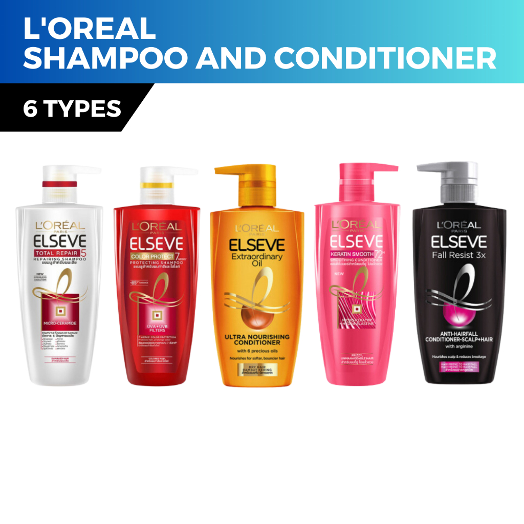L'Oreal Shampoo and Conditioner Total Repair Keratin Smooth Color