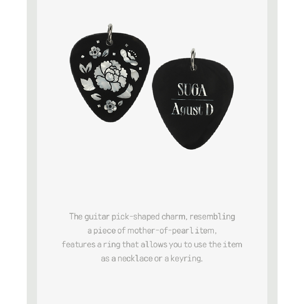 BTS SUGA - Agust D D-Day Tour The Final MD [ Guitar Pick Set