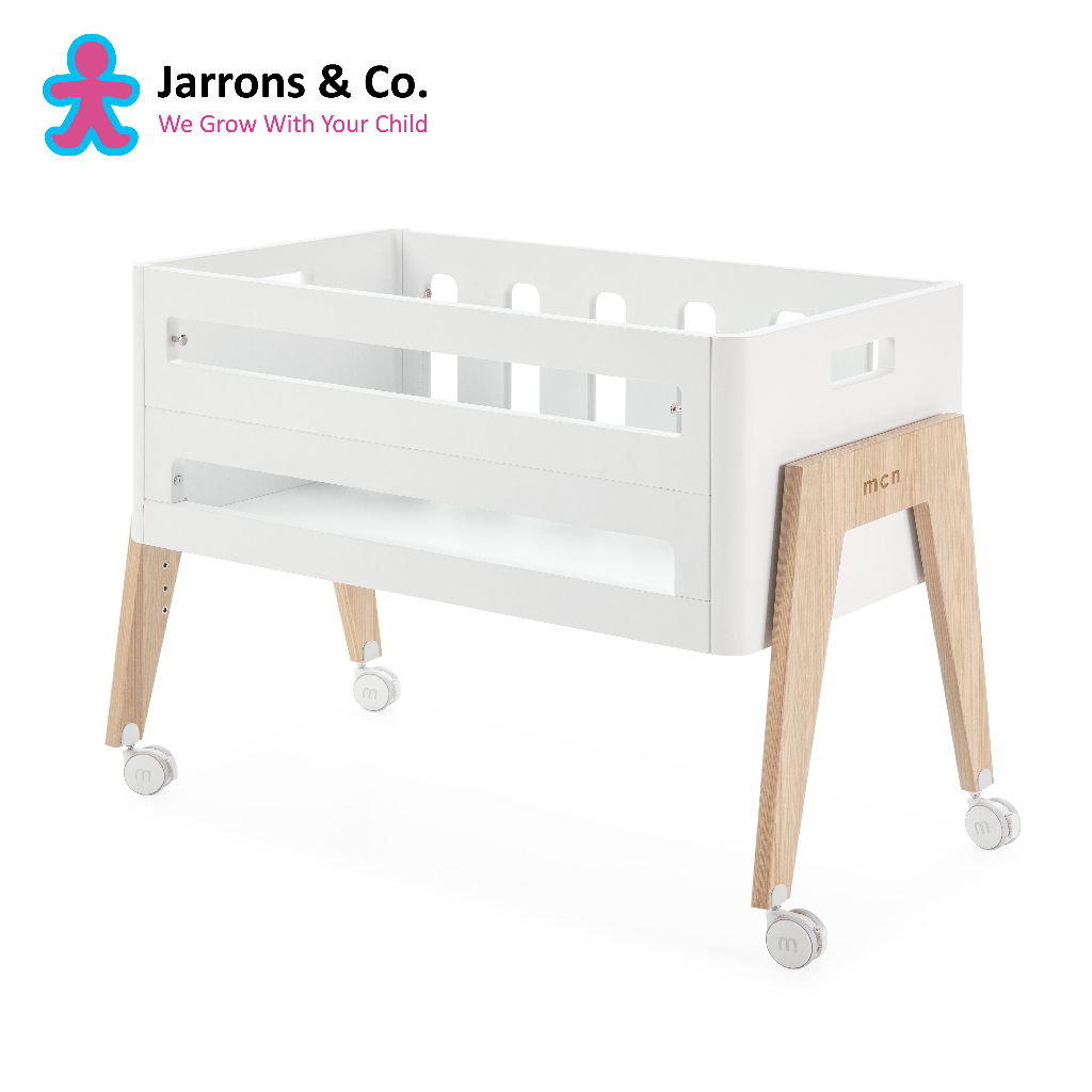 Jarrons Co Micuna Lulu Minicot White Natural Wax 2 Year Warranty Shopee Singapore