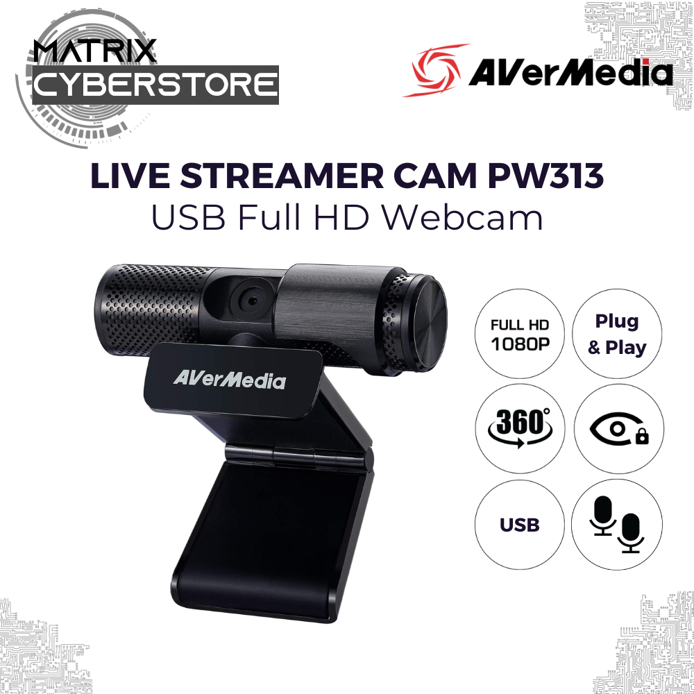 Web Cam Avermedia Pw313 Live Streamer Cam AVerMedia Live Streamer