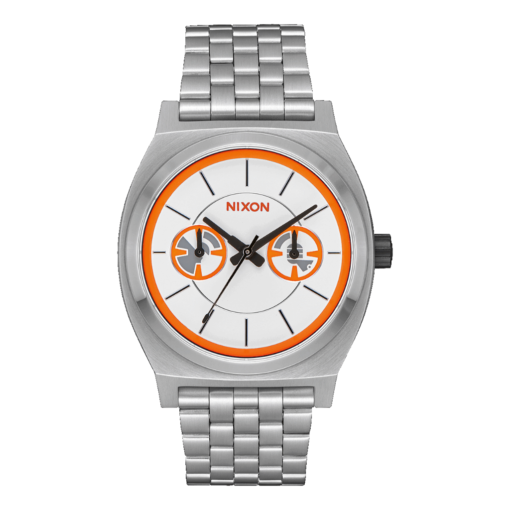 Nixon Time Teller Deluxe Star Wars BB8 37mm Watch - Silver (A922SW2604 ...