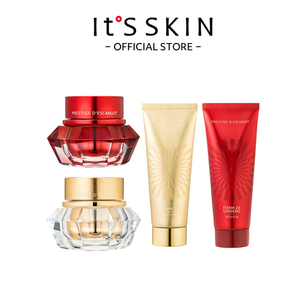 [IT'S SKIN] Prestige 2X Descargot, 2X Ginseng D'escargot (Cleansing ...