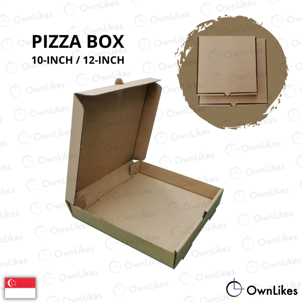 🔥[SG READY STOCK] | Pizza Box | 10” Pizza Box | 12” Pizza Box | Shopee ...