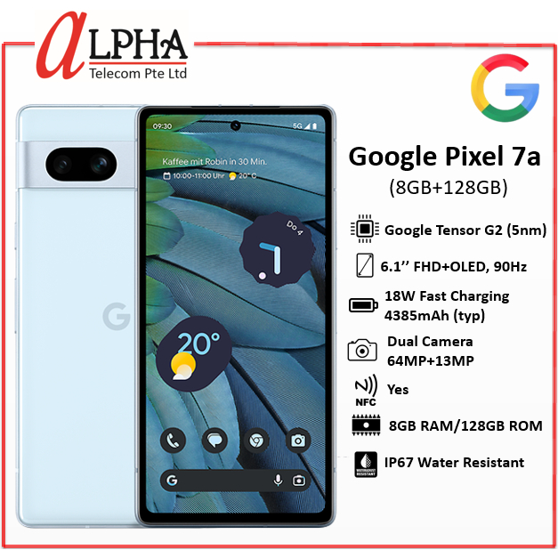 Google Pixel 7a 5G 8GB/128GB Dual Sim Blue