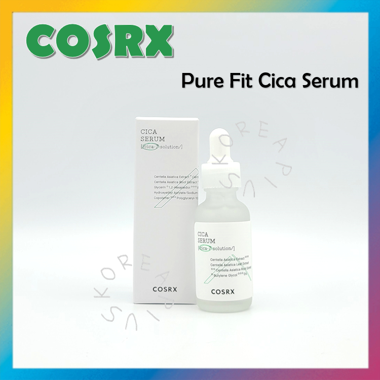 COSRX Pure Fit Cica Serum, 1 fl.oz / 30ml | Centella | Soothin, Calming,  Protecting | Animal Testing Free