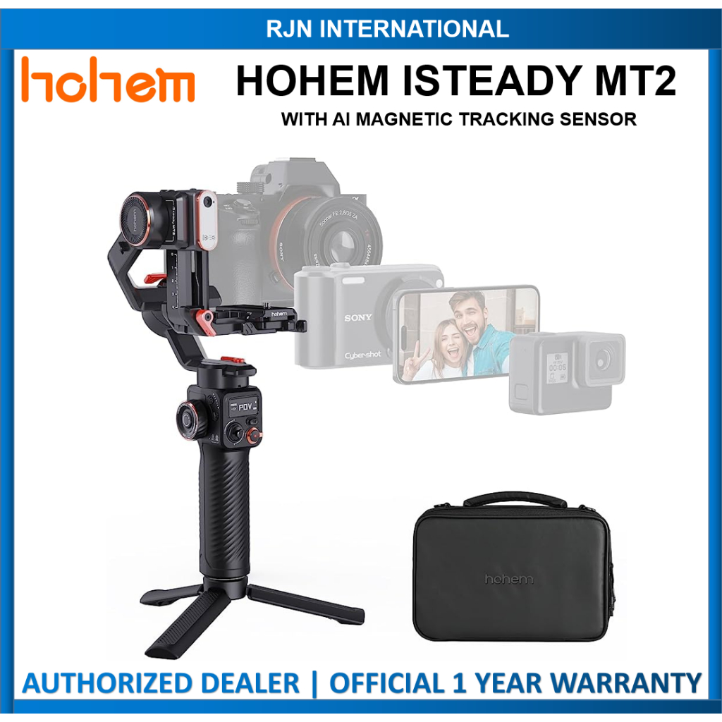 Hohem iSteady MT2 kit Camera Gimbal with Ai tracking sensor and iSteady