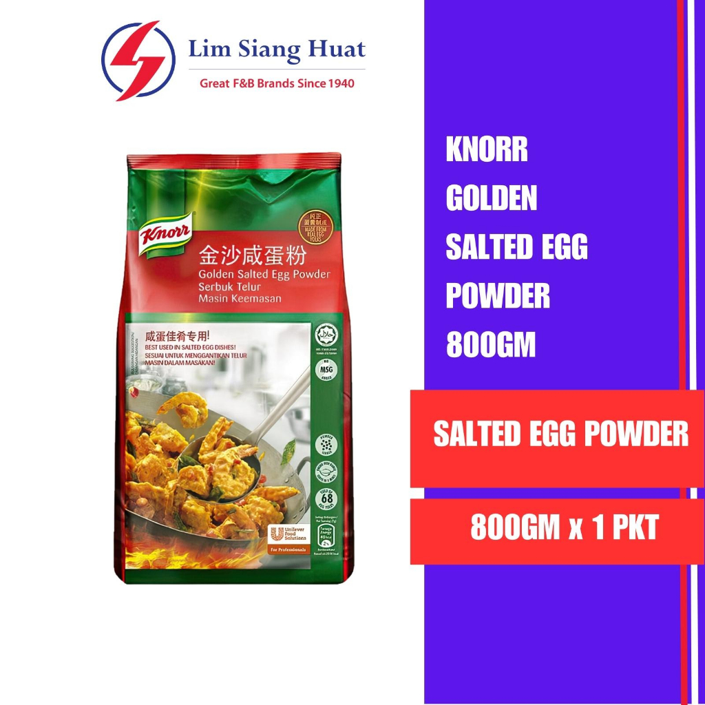 Knorr Golden Salted Egg Powder 800gm Shopee Singapore