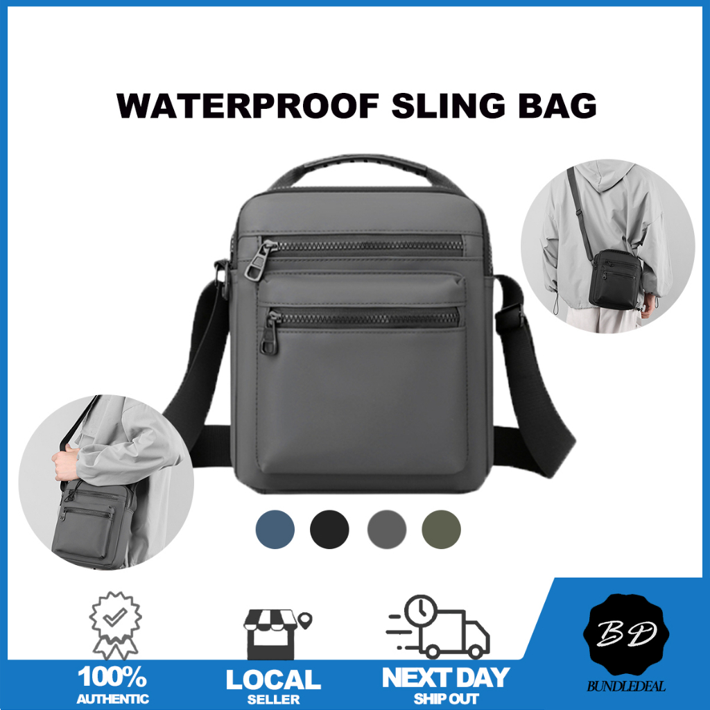 🚀[SG] Unisex Korea Style Sling Bag/ Men's Shoulder Bag/ Everyday Cross