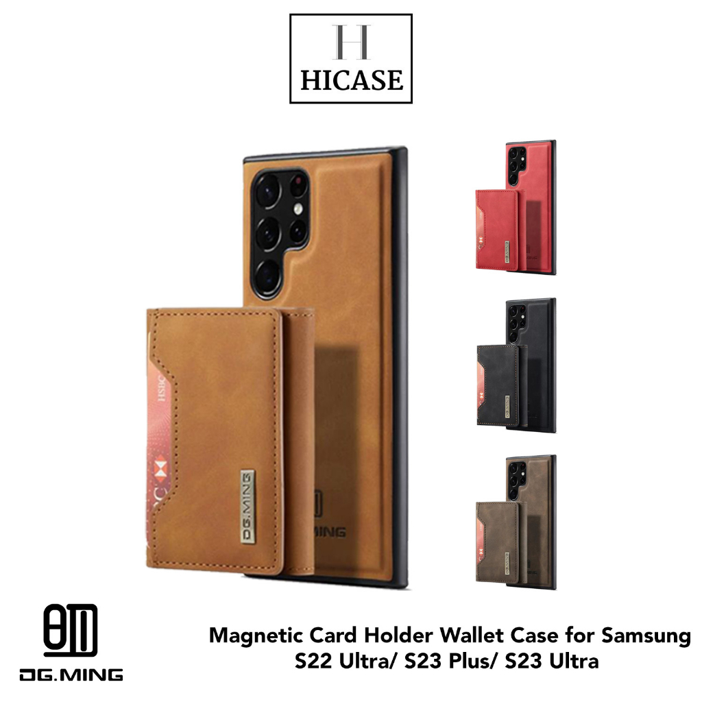 DG.MING Card Holder Wallet Case for Samsung S22 Ultra/ S23