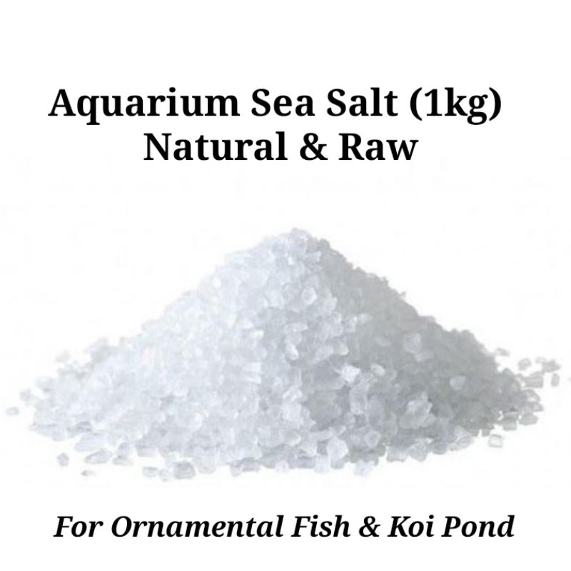 SG STOCK Aquarium Sea Salt Coarse 1kg For Ornamental Fish