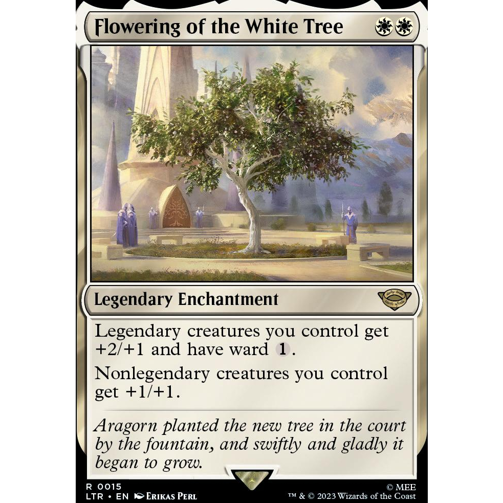 LTR_15 FLOWERING OF THE WHITE TREE MTG: Magic the Gathering: Lord of ...