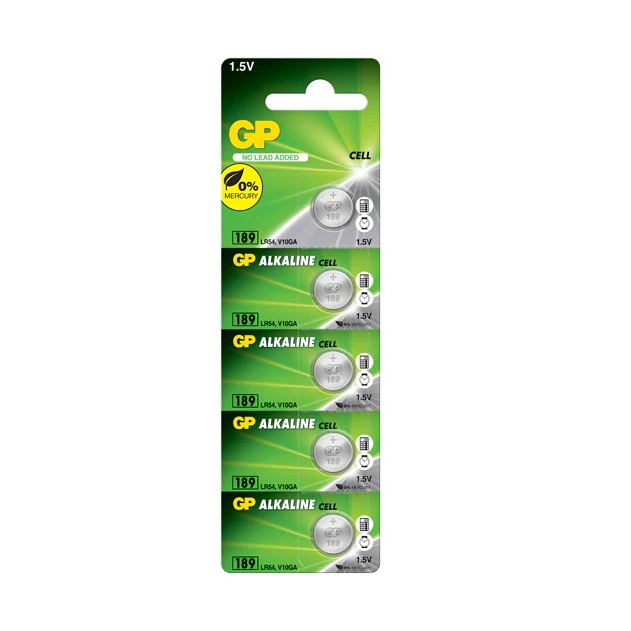 GP 189 LR54 390 Alkaline Cell Button Battery Batteries Watch Watches