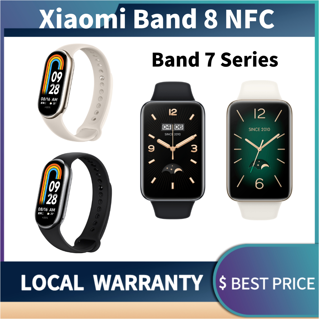 Xiaomi Band 8 NFC/ Xiaomi Band 8/ mi band 7 Pro/ mi band 7 Smart watch  Blood Oxygen AMOLED Screen Magnetic Charge