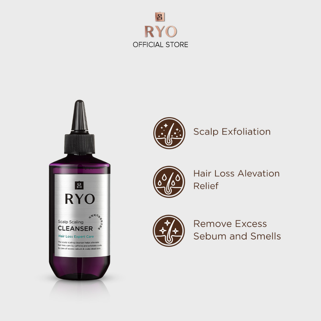 Ryo Hair Loss Expert Care Scalp Scaling Cleanser 145ml Antiitchy