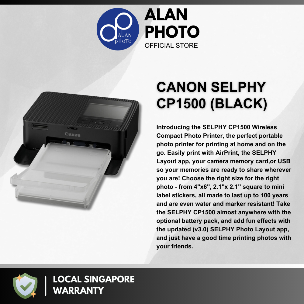 Canon SELPHY CP1500 Wireless Compact Photo Printer | Canon
