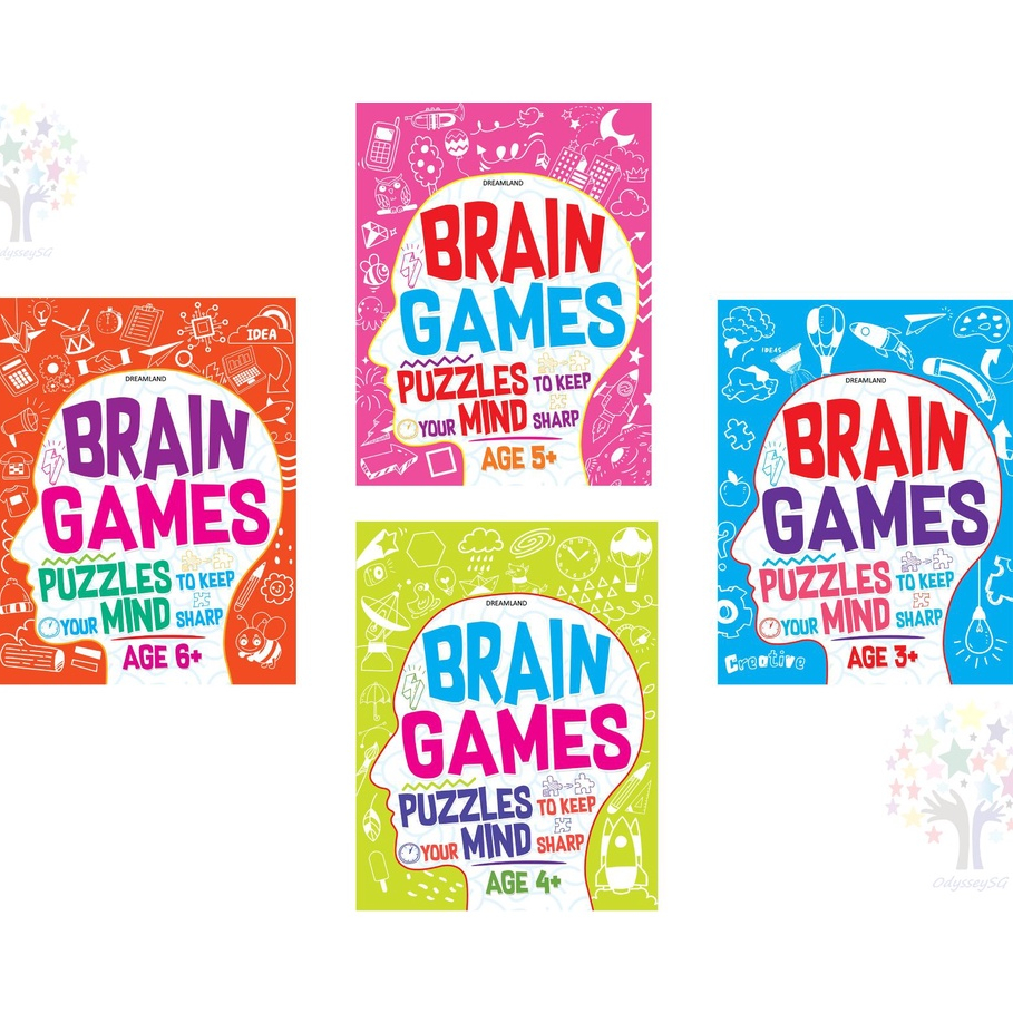 Brain Games Puzzles to Keep Mind Sharp Children English Activity
