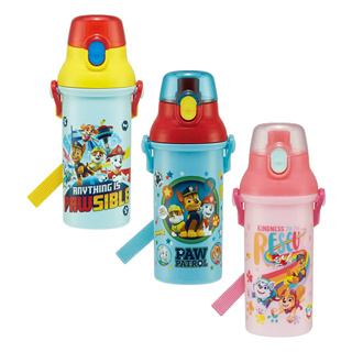 paw. patrol kids handle Portable Tritan water bottle with straw 17oz Chase  Rubble Skye Marshall blue