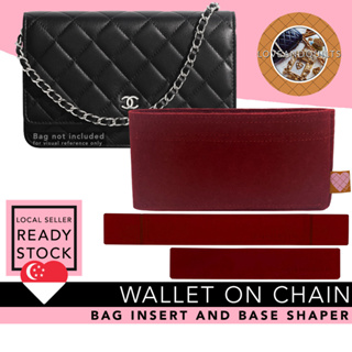  Felt Bag Insert Organizer for Chanel woc liner chain