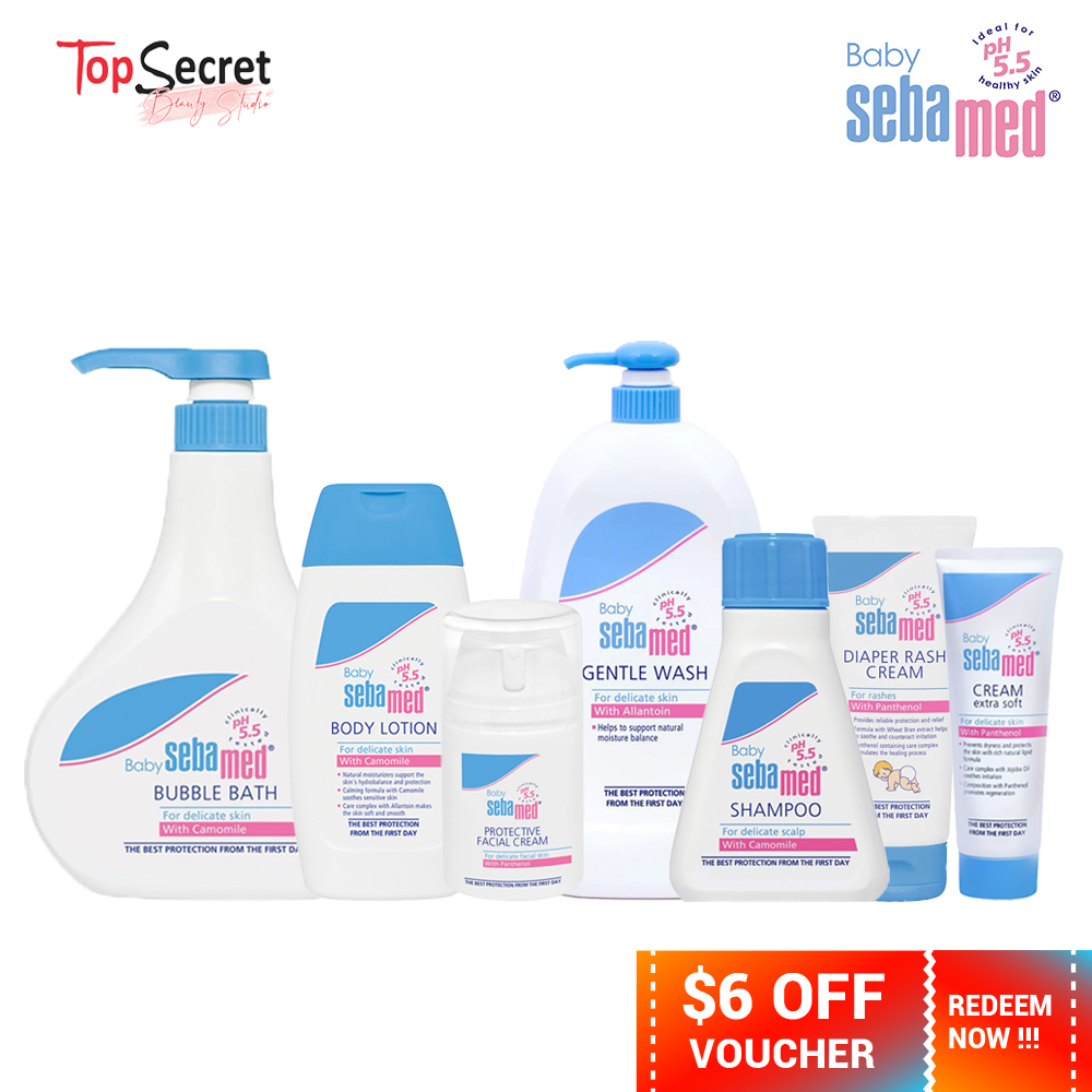 Sebamed Baby Bubble Bath / Gentle Wash / Lotion / Hair Shampoo / Diaper