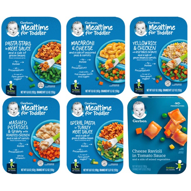 Gerber Ready Meals + 1 Veg side (1 pack) - (8-12 months+) | Shopee ...