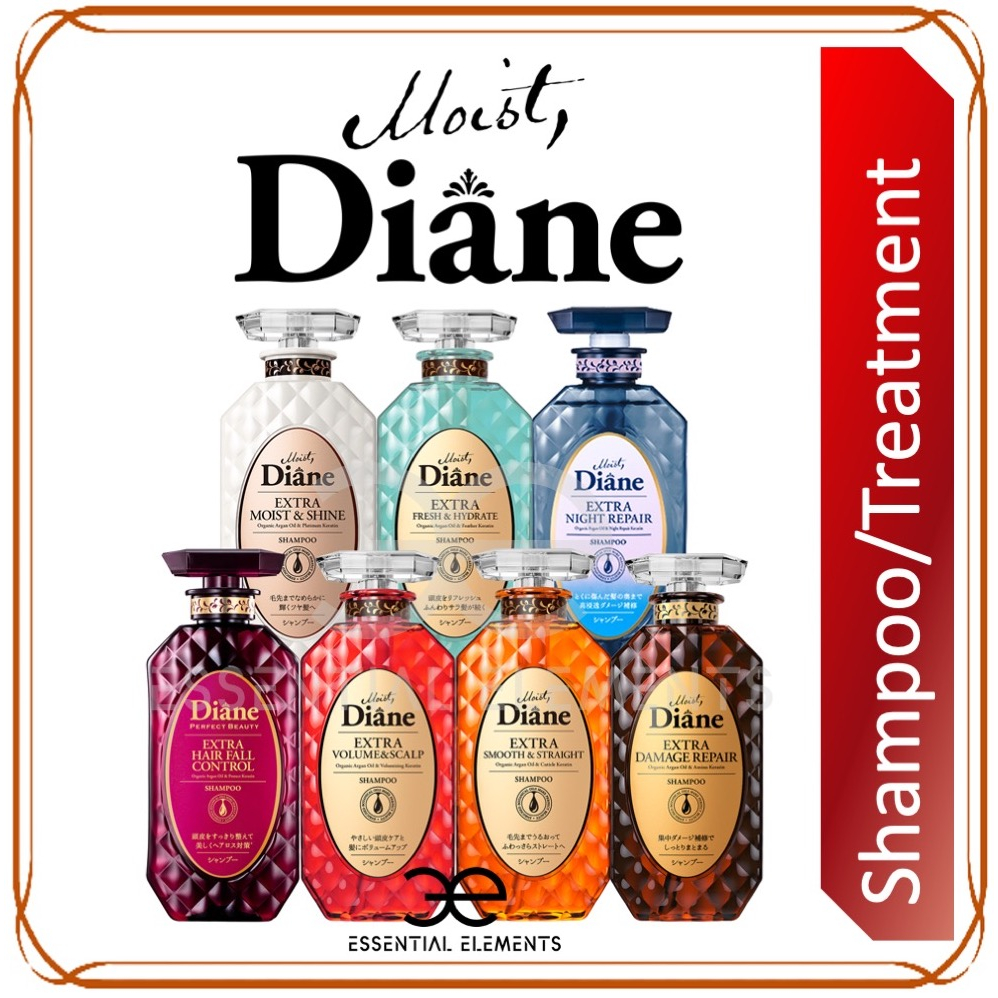 MOIST DIANE Perfect Beauty Hair Shampoo Conditioner Treatment 450ml