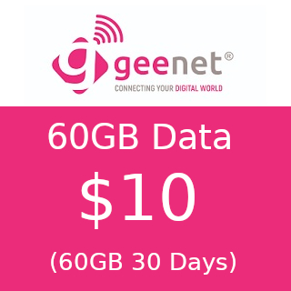 Geenet $10 (60GB 30 Days Plan) Top Up / Recharge / Renewal | Shopee ...