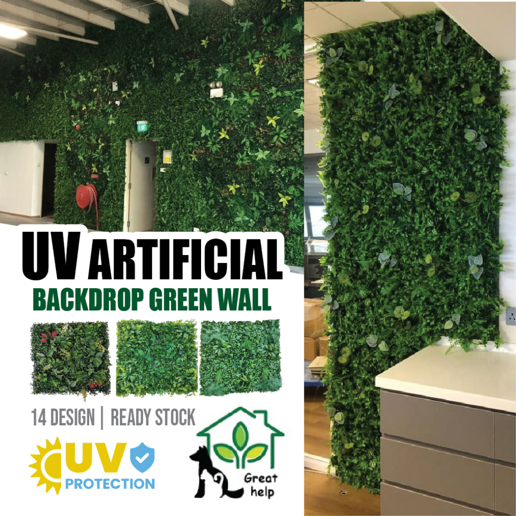 UV Green Wall Backdrop Artificial Plant Wall Fake plant Wall