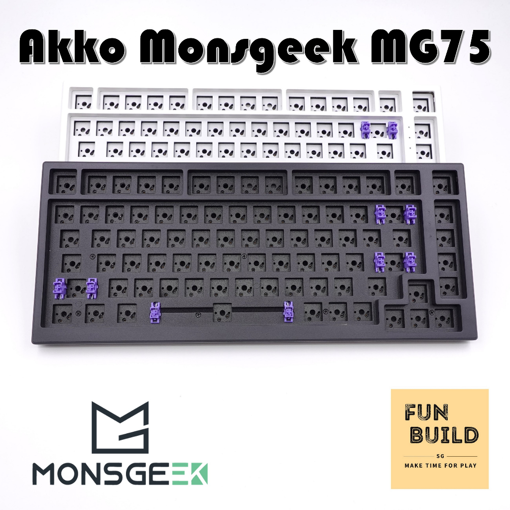 Monsgeek MG75W Wireless Mechanical Keyboard Barebones Kit Shopee
