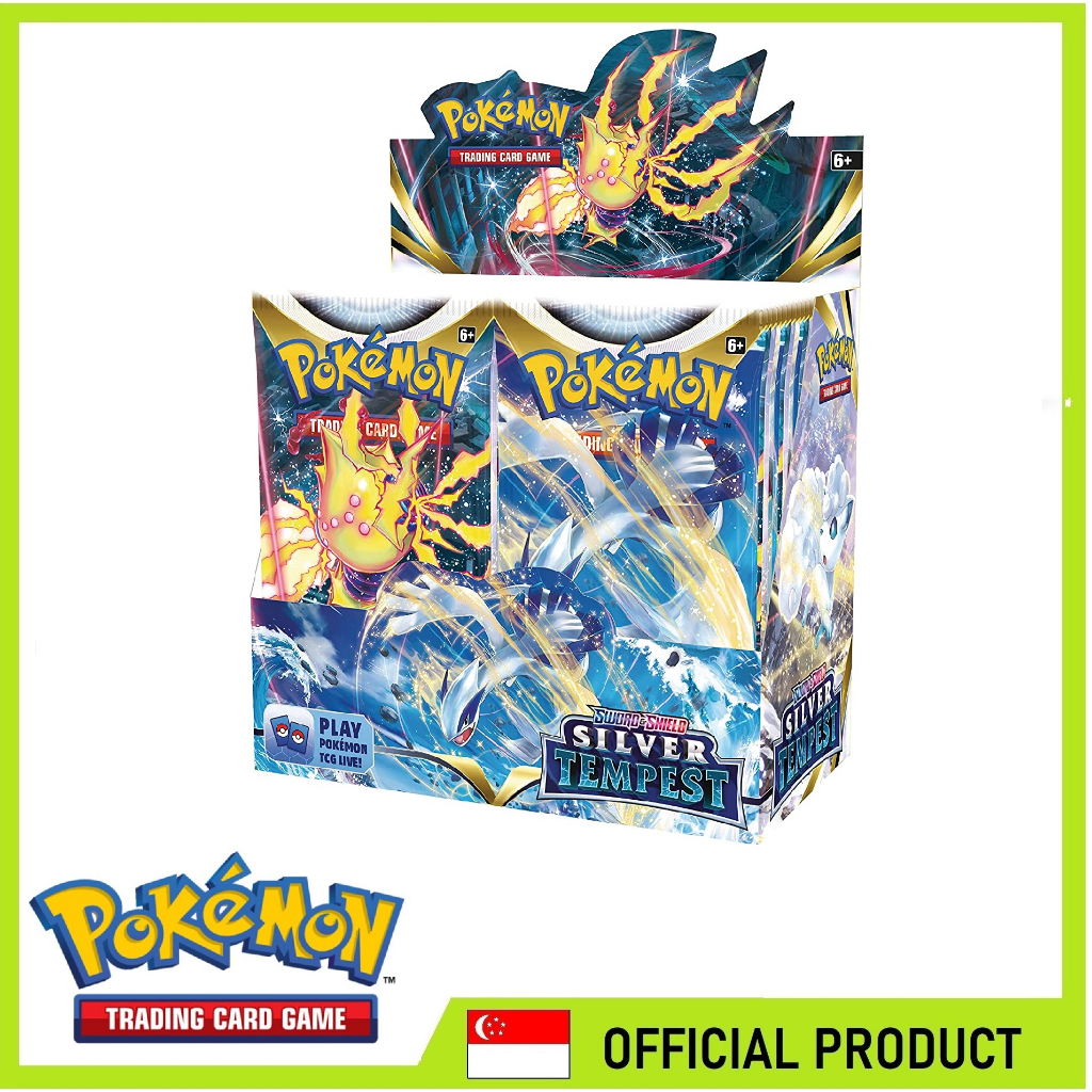 Pokemon TCG SS12 Silver Tempest Booster Box / Lots Bundle - Factory Sealed  | Shopee Singapore