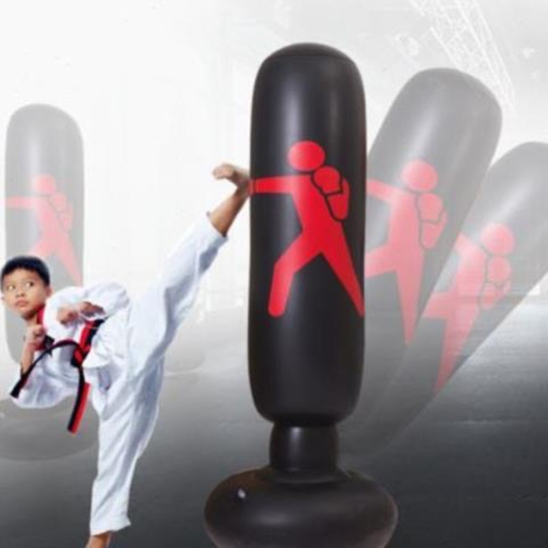 Inflatable Kids Punching Bag 160CM Free Standing Boxing Bag for