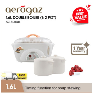 AEROGAZ 3.2L DOUBLE BOILER AZ-328DB