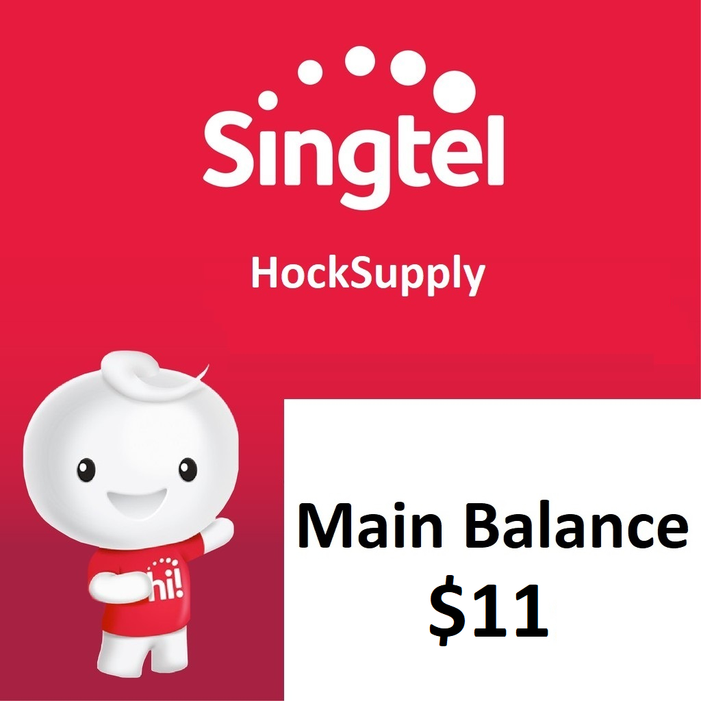 Singtel Prepaid Main Account $11 / Top-Up / Renew | Shopee Singapore