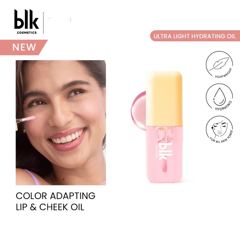 BLK Cosmetics Fresh Color Adapting Lip and Cheek Oil | Shopee Singapore