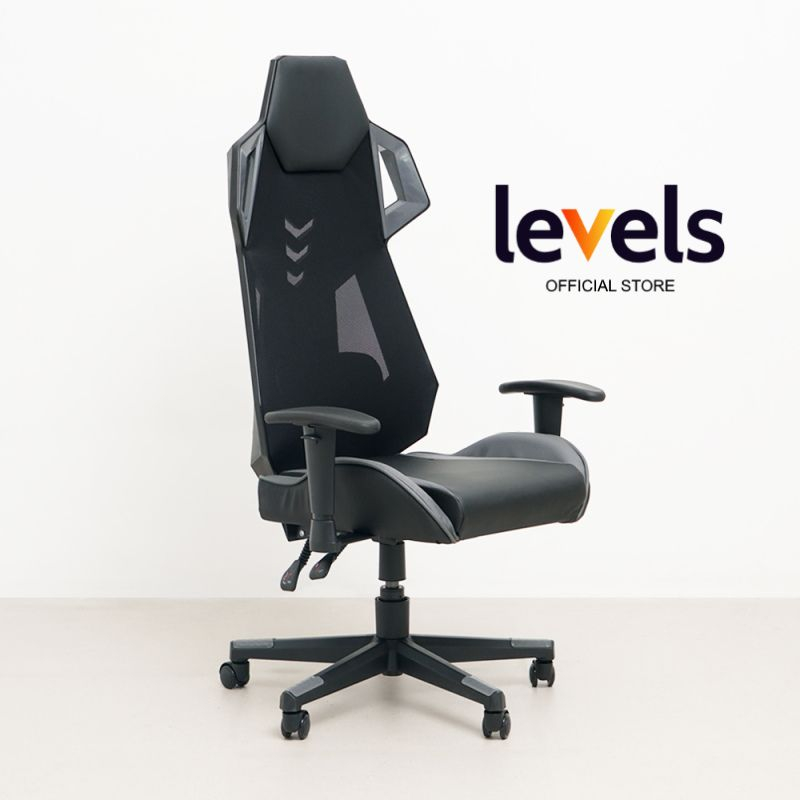 LEVELS Kevin Gaming Chair (Commercial Grade) (Home Office Work PVC Mesh ...