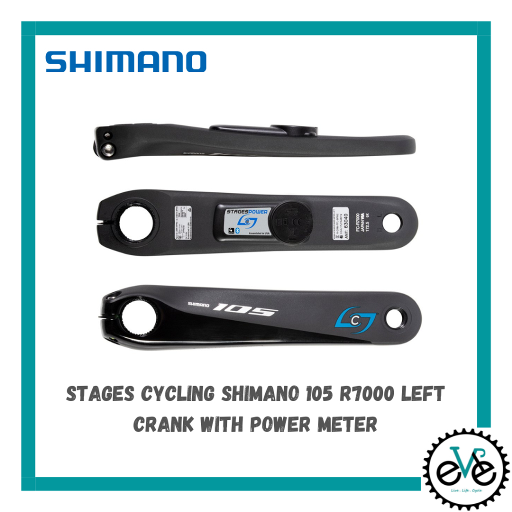 Stages Cycling Shimano 105 R7000 Left Crank With Power Meter 170mm Shopee Singapore