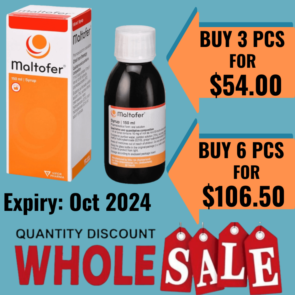 [PharmCare] Maltofer Syrup 150ML Iron Shopee Singapore