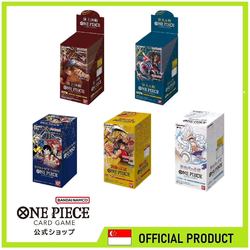 BANDAI One Piece Card Game Romance Dawn OP-01 / OP-02 / OP-03 / OP-04 ...