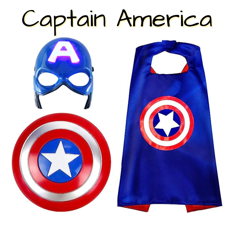 ★IMP HOUSE★[Kids Toy] Marvel Avengers Captain America Shield + Mask ...