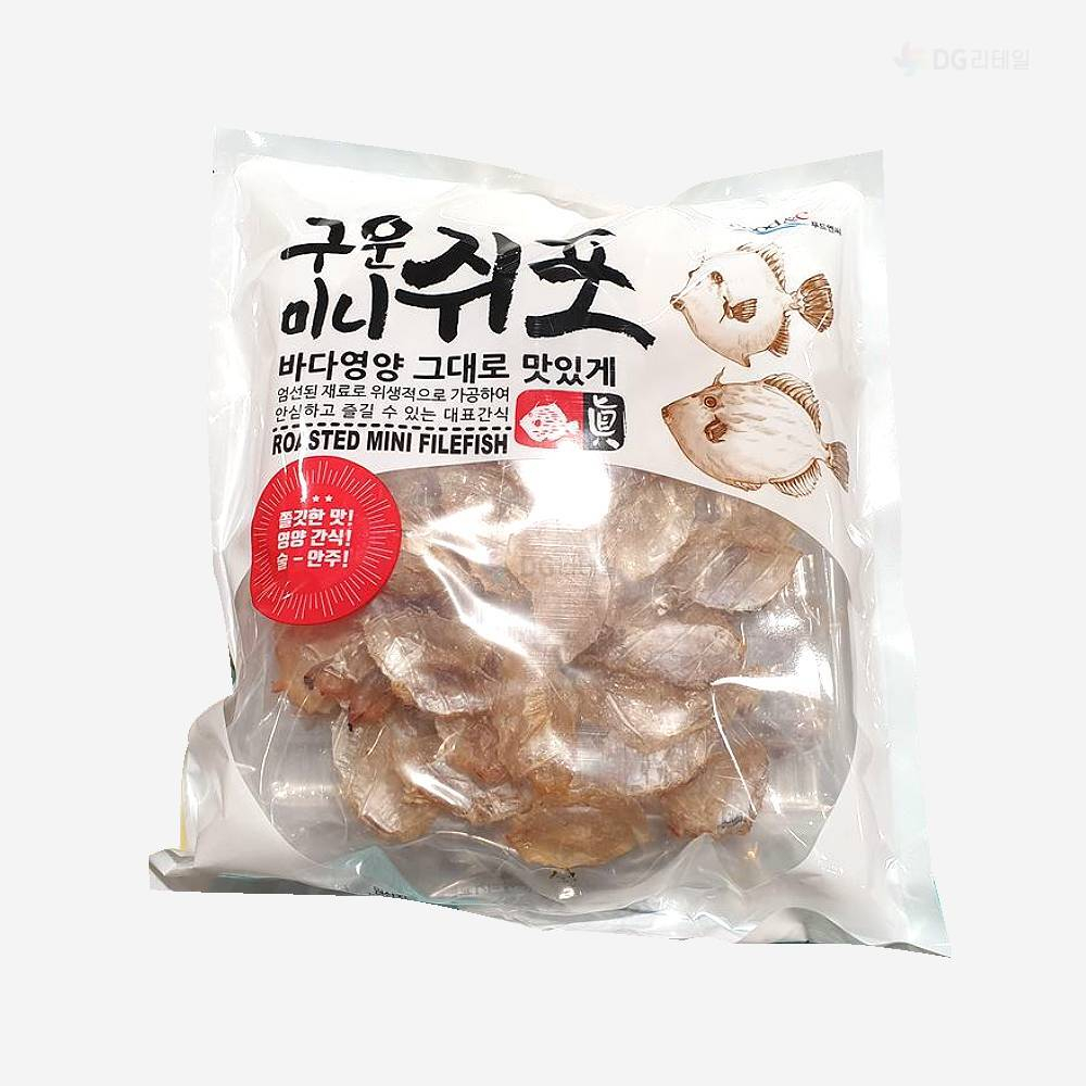 Dried Filefish Fillet Jerky Traditional Korean Roasted File Fish Seafood Snack Jwipo mini