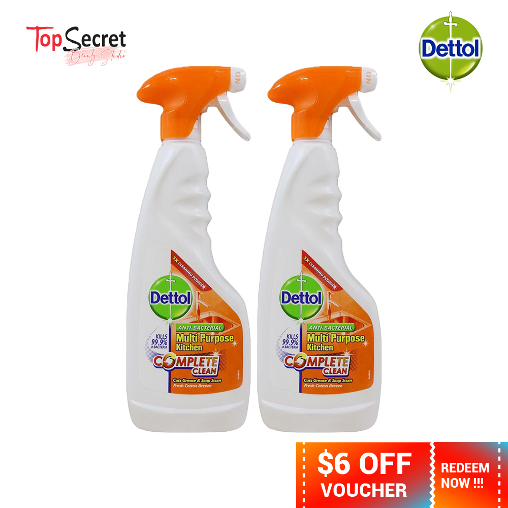 Value Bundle Dettol Kitchen Cleaner Spray 440ml Kitchen Degreaser And Kitchen Detergent 5567