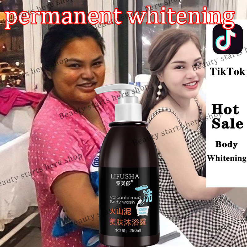 100 original volcanic mud body wash 250ml volcanic mud whitening Fast