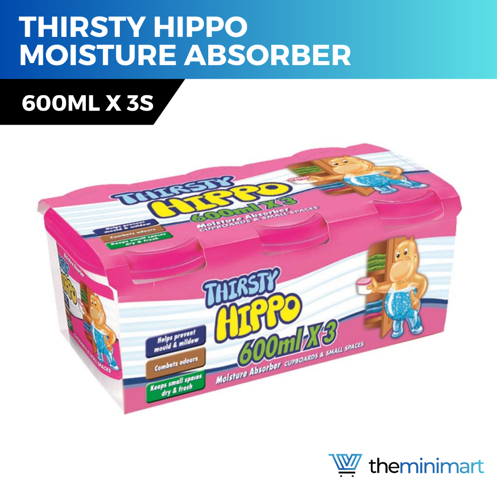 [ Bundle Of 3 ] Thirsty Hippo Moisture Absorber 600ml Shopee Singapore